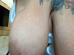 Big Boobs Asian Maid Gets Fucked In Cowgirl Pussy. With Natural Tits Cumshot