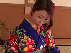 Ayumi Shinoda, the sexy mature AV actress, gives an intense blowjob in this scene.