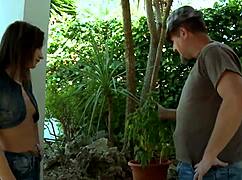 Skinny babe, take it in your asshole quick!