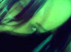 Paty Angel and Igor enjoy intense blowjob from tattooed redhead at motel