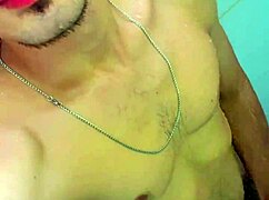 Hot brazilian solo masturbation in the bathroom