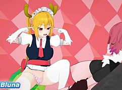 HMV Maid Dragon by Anonbluna: Monster and Maid in Hentai.