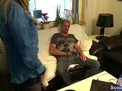 Milf sister catches him masturbating and fucks him 😏