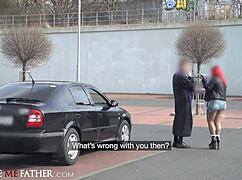 Deviante Gas Station Glory Hole Rough Fuck For Big Tits Babe!