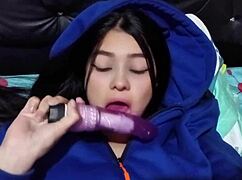 Hot nanny with huge tits craved my cock right when she got home in real homemade scene.