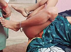 skinny indian virgin with big clit and small waist gapes asshole for boyfriend