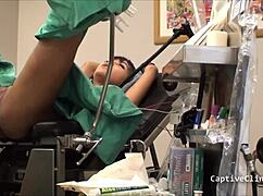 Eliza Sheilds As The New Guinea Pig In Close-Up Scenes