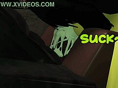 made a new friend at the club, interracial blowjob and cum in mouth with big black cock