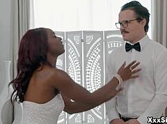 I hid under her wedding dress