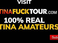 Real latina amateur teen 18+ rough fucked by american tourist