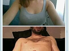 Cute girl dares to flash and masturbate for stranger