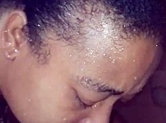 Chubby married wife seductively bathes husband, spreading natural tits and ass