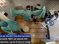 Eliza Sheilds As The New Guinea Pig In Close-Up Scenes