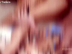 Monika Fox endures intense 5on1 with big gapes and cum swallowing.