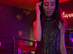 Public Pickup in Nightclub Leads to Wild Sex with Bondage Creampie