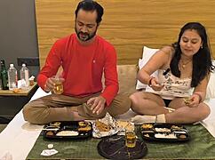 step daughter, suck dad's big dick before riding?