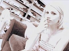 Two Blonde Milfs With Strap-Ons