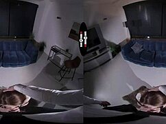 dark room vr - redhead in punishment scene