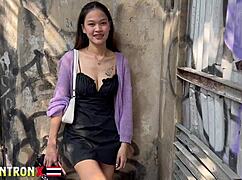 In this pov story johntronx nails the petite asian specialist with braces bending her over for creampie