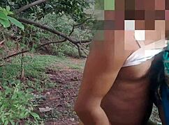 Desi Hot Santhali Bhabhi Outdoor Fucking