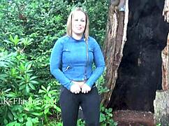 sexy ashley rider flashes perky tits in public with voyeur babes.