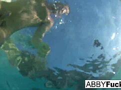 Behind scenes underwater with Abigail Mac & Romi