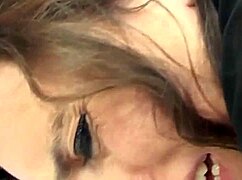 Horny MILF in bondage begs for more dildo in ass