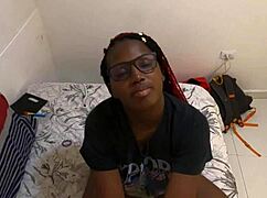 I woke up so horny, I sucked my neighbor's stepson's big cock in his bedroom - mastermeat1