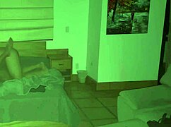 Stepfather gets into his stepdaughters bed at midnight to fuck her while hiding his wife 😏