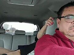 feeling the thrill of being fucked by a stranger in the car backseat while my love drives