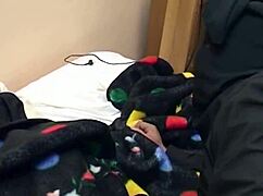 Horny MILF in bondage begs for more dildo in ass