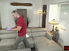 Stepbro desperately begs Bri Klein for her tight wet cunt