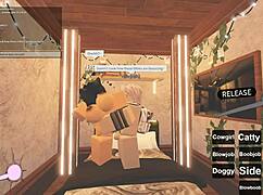 66 roblox porn parody with anal, blowjob, and riding scenes in the game