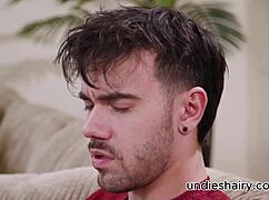 Sexy Brunette Girl Craving Fresh Dick And Suck It Hard On The Couch - Ryder Rey Nade Nasty