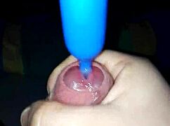 Detailed Handjob With Plugin Leading To Intense Cumshot On Her Hands