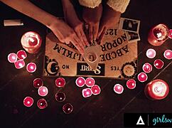 Girlsway - goth girl lana small 18+s & bff august skye are raw fingered by wild ghost milf penny barber