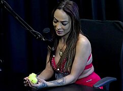 belinha baracho shares favorites in sheer red outfit