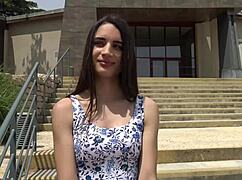 Candie jeune, the nympho, loves having two cocks inside her