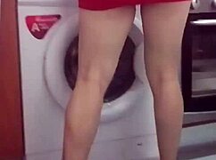 I find my mother-in-law in the kitchen and fuck her