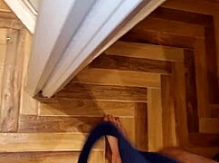 stepson spies on hot mother-in-law and jerks off to her