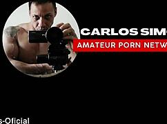 Beautiful Blonde MILF and Her Muscular Well-Endowed Friend in Hot Encounter. They explore passionately.