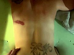 Pretty hooker gets fucked hard at the trap house and takes a huge load on her back