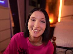 Step-daughter ASKS step-dad to HEAL her throat with his COCK.