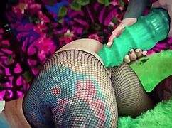 Harley Quinn and Poison Ivy engage in HARDCORE COSPLAY FUCKING with big cocks and toys