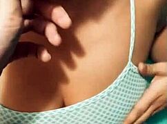 Slutty arab wife sucks dick while getting fucked hard 😈