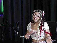 Sofie Lollipop Transsexual Demonstrates Blowjob in Glamour Compilation