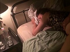 White Milf Sucks Ass and Cock Then Fucks in Silky Upskirt