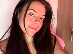 teen gamer girl fingers her pussy in dorm