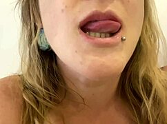 She swallows gummy bears in vore fetish scene