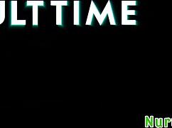 Sexy blonde gives wet nuru massage!